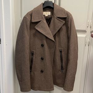 Men’s SM Michael Kors Pea Coat - Brown